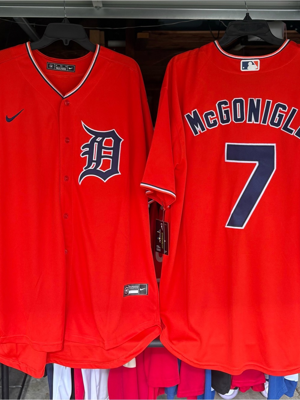 Orange Mcgonigle jerseys